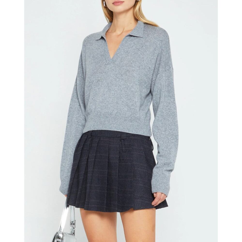 Few Moda Mia Cashmere Sweater - XS - Heather Grey